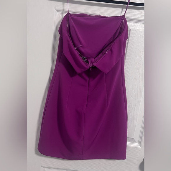 Dynamite Vibrant Pink Strapless Dress - Picture 3 of 5